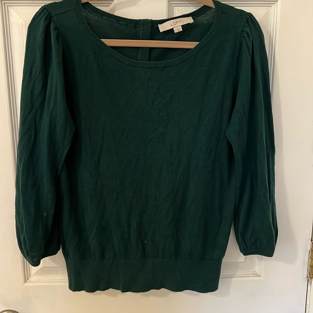 Lightweight 3/4 sleeve sweater